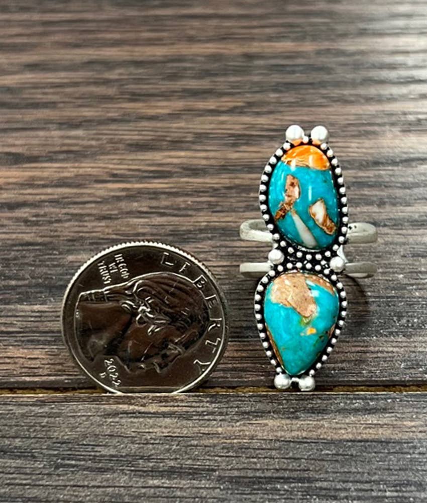 Navajo Gemstone Ring - ISAC Trading Inc