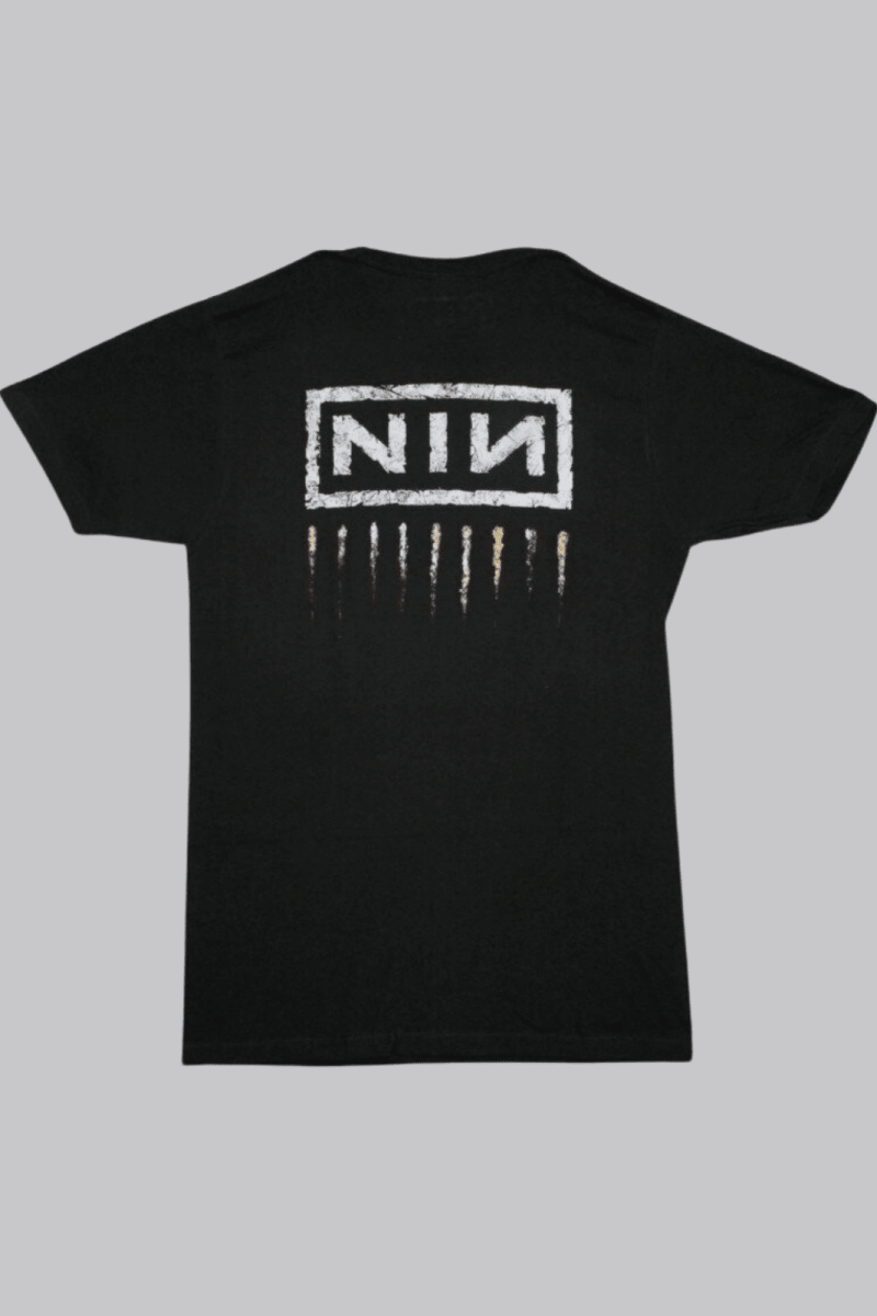 Nine Inch Nails Unisex T-Shirt: Downward Spiral (with Back Print) - House of Bones