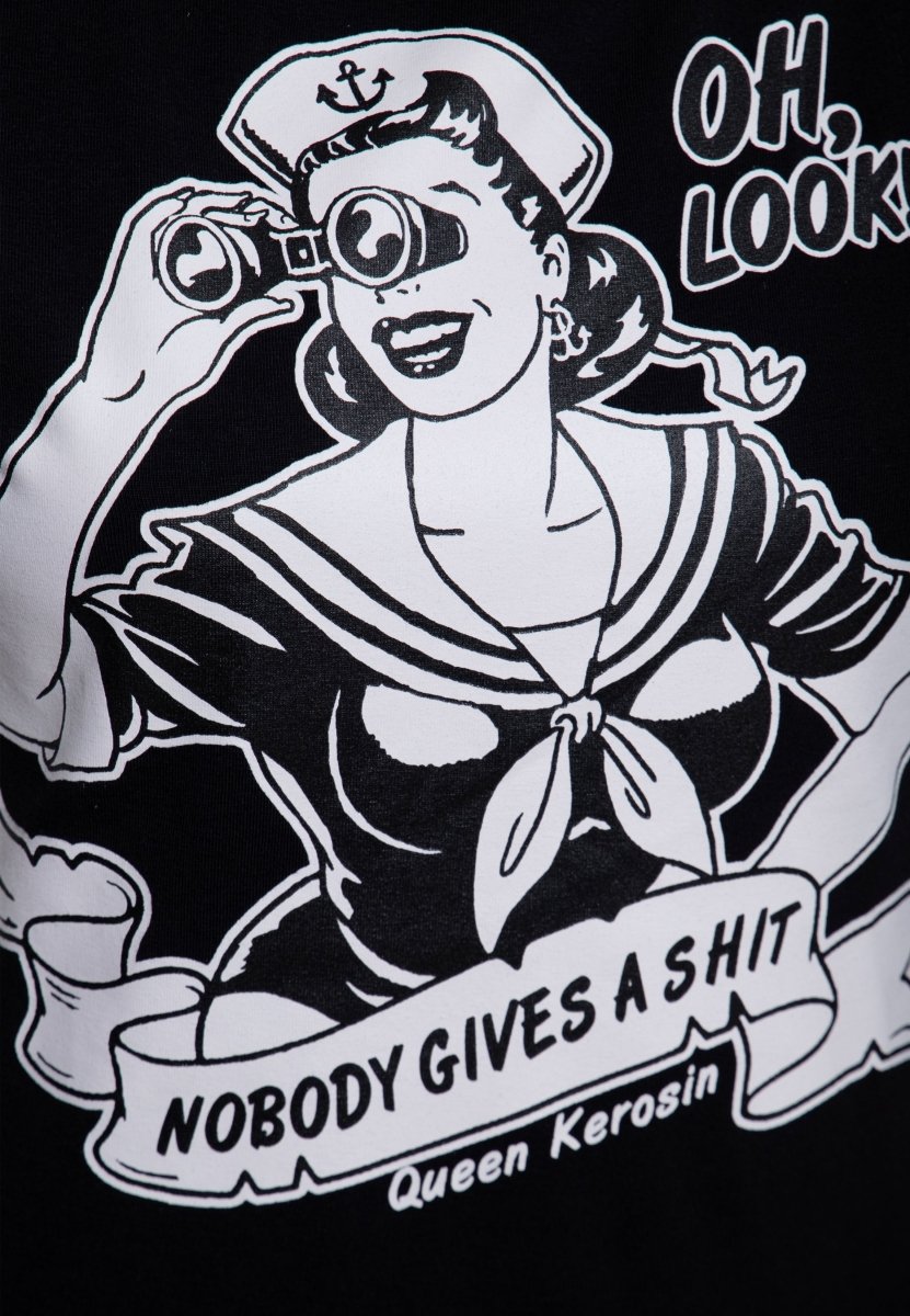 Nobody Gives a Shit Shirt - Shirts - Queen Kerosin