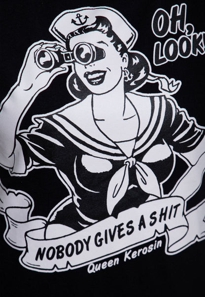 Nobody Gives a Shit Shirt - Shirts - Queen Kerosin