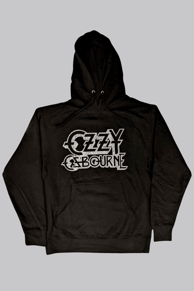 Ozzy Osbourne Vintage Logo Hoodie - Bandshirts - Official Merchandise