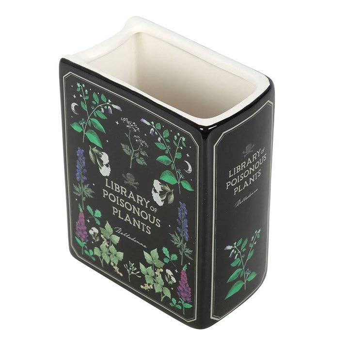 Poisonous Plants Book Shaped Vase - Something Different Wholesale Europe