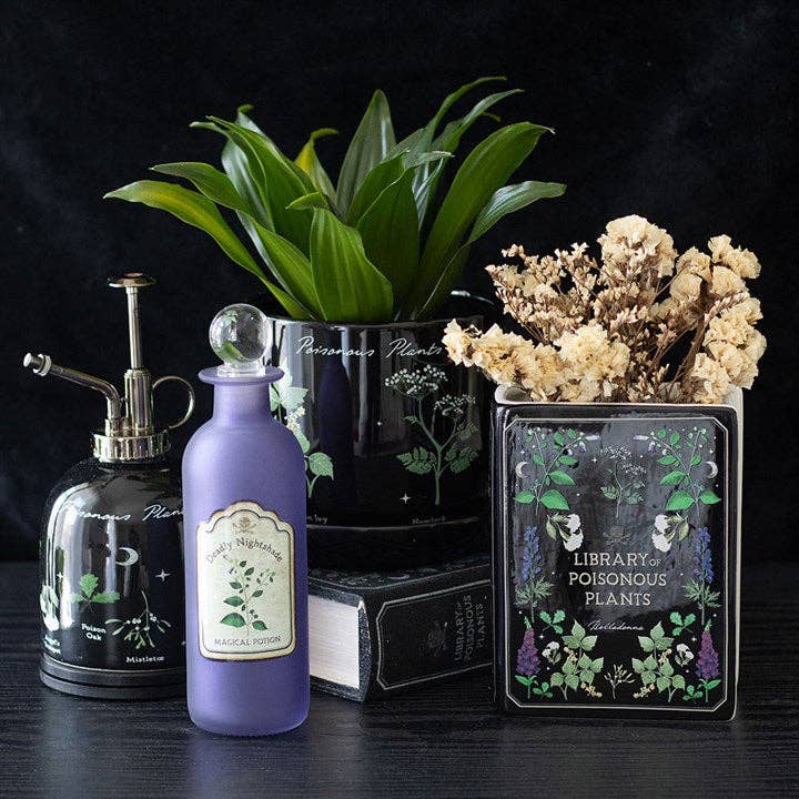 Poisonous Plants Book Shaped Vase - Something Different Wholesale Europe