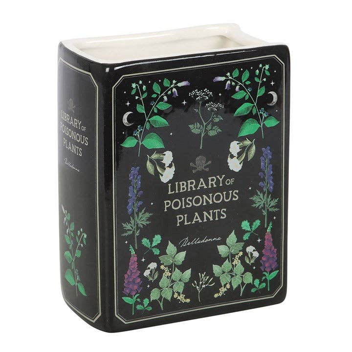 Poisonous Plants Book Shaped Vase - Something Different Wholesale Europe