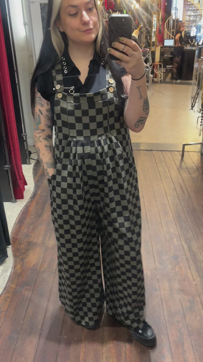 Checked Overalls