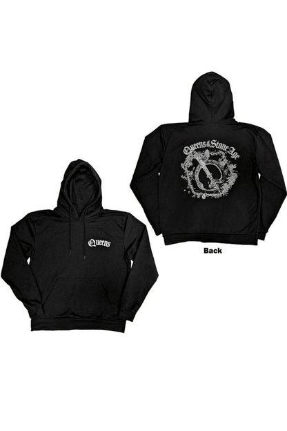 Queens of the Stone Age Floral Chains Hoodie - Sweaters - Official Merchandise