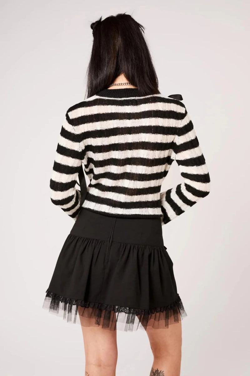 Quinzel C Black Skirt - Skirts - Hell Bunny