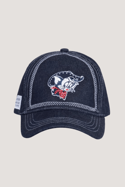 Rebel at Heart Denim Cap - Caps - Queen Kerosin
