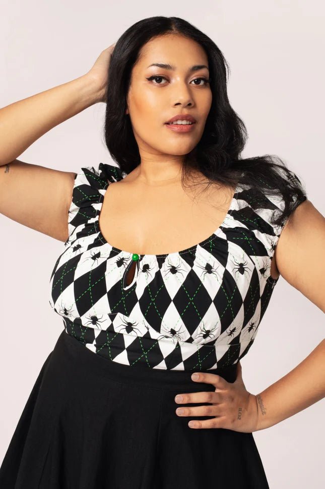 Regina Top - Tops - Hell Bunny