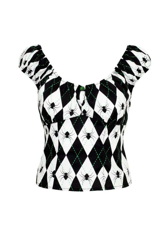 Regina Top - Tops - Hell Bunny