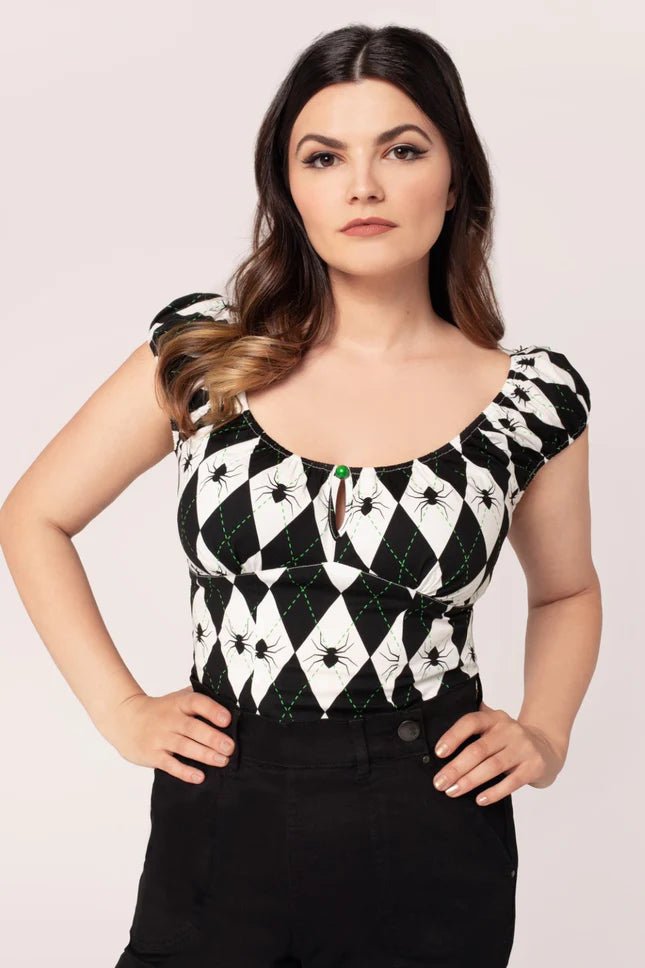 Regina Top - Tops - Hell Bunny