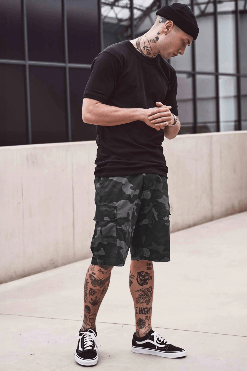 Ripstop Shorts Dark Camo - Shorts - Brandit