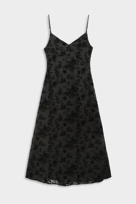 Nocturna Slip Dress - Black