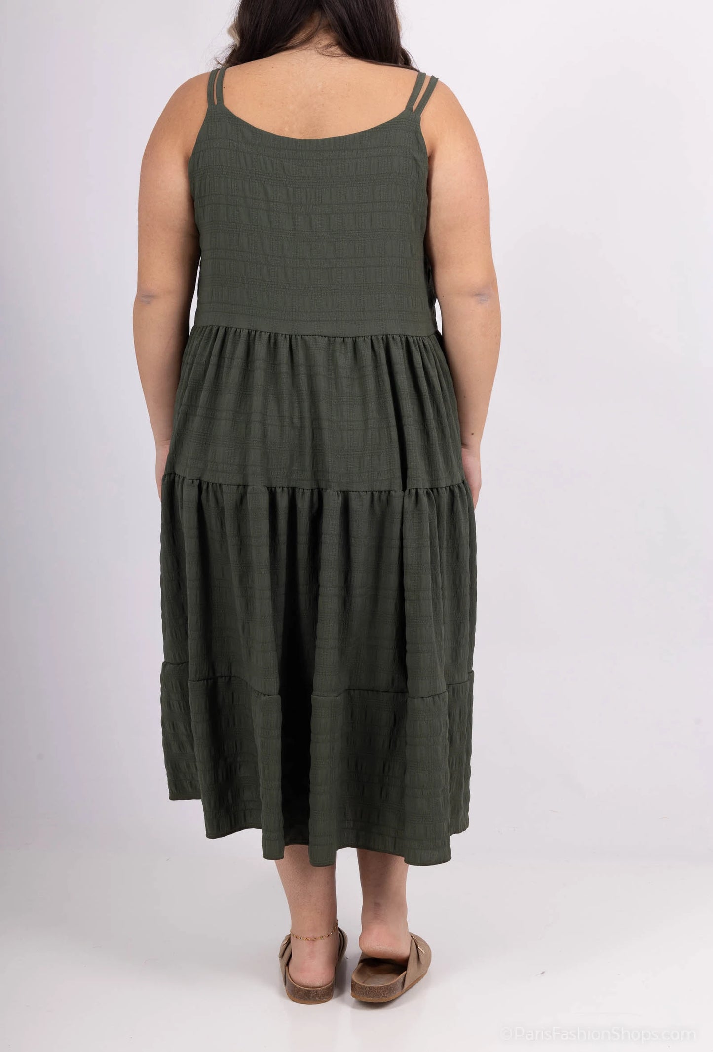 Curvy Maxi Dress Olive