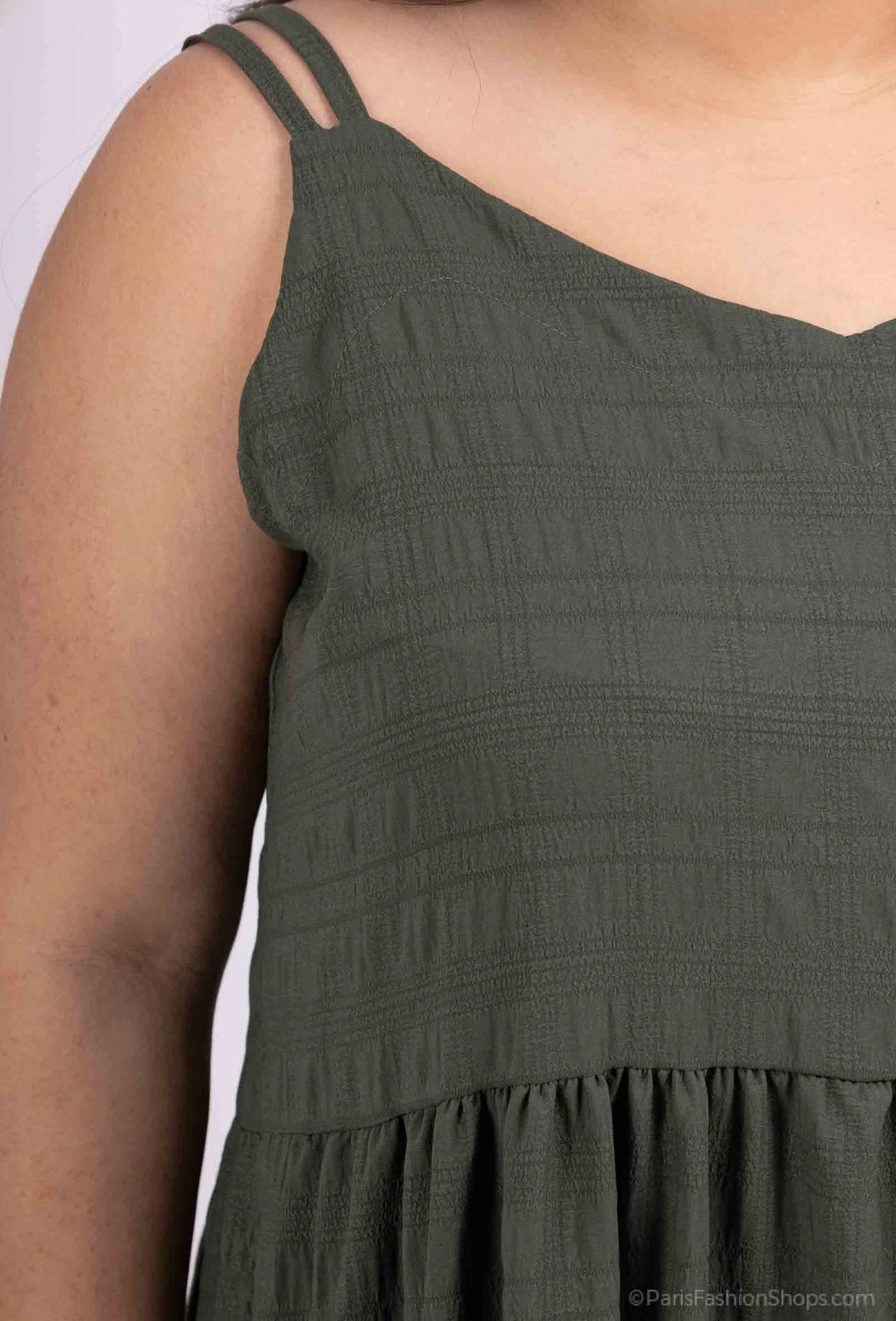 Curvy Maxi Dress Olive