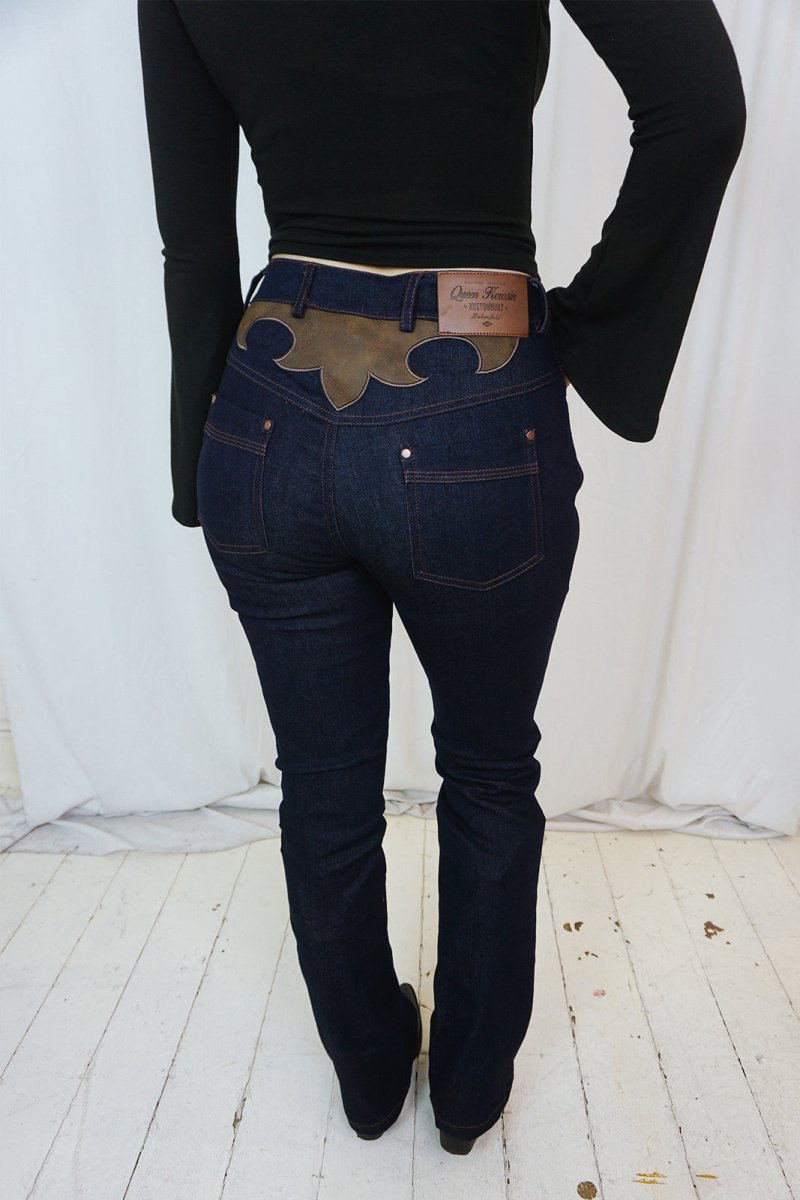 Sadie Western Bootcut Jeans - Trousers - Queen Kerosin
