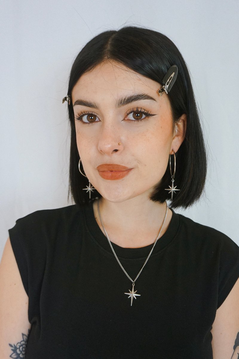Silver Star Earrings Small - Jewellery - House of Bones Jewelry