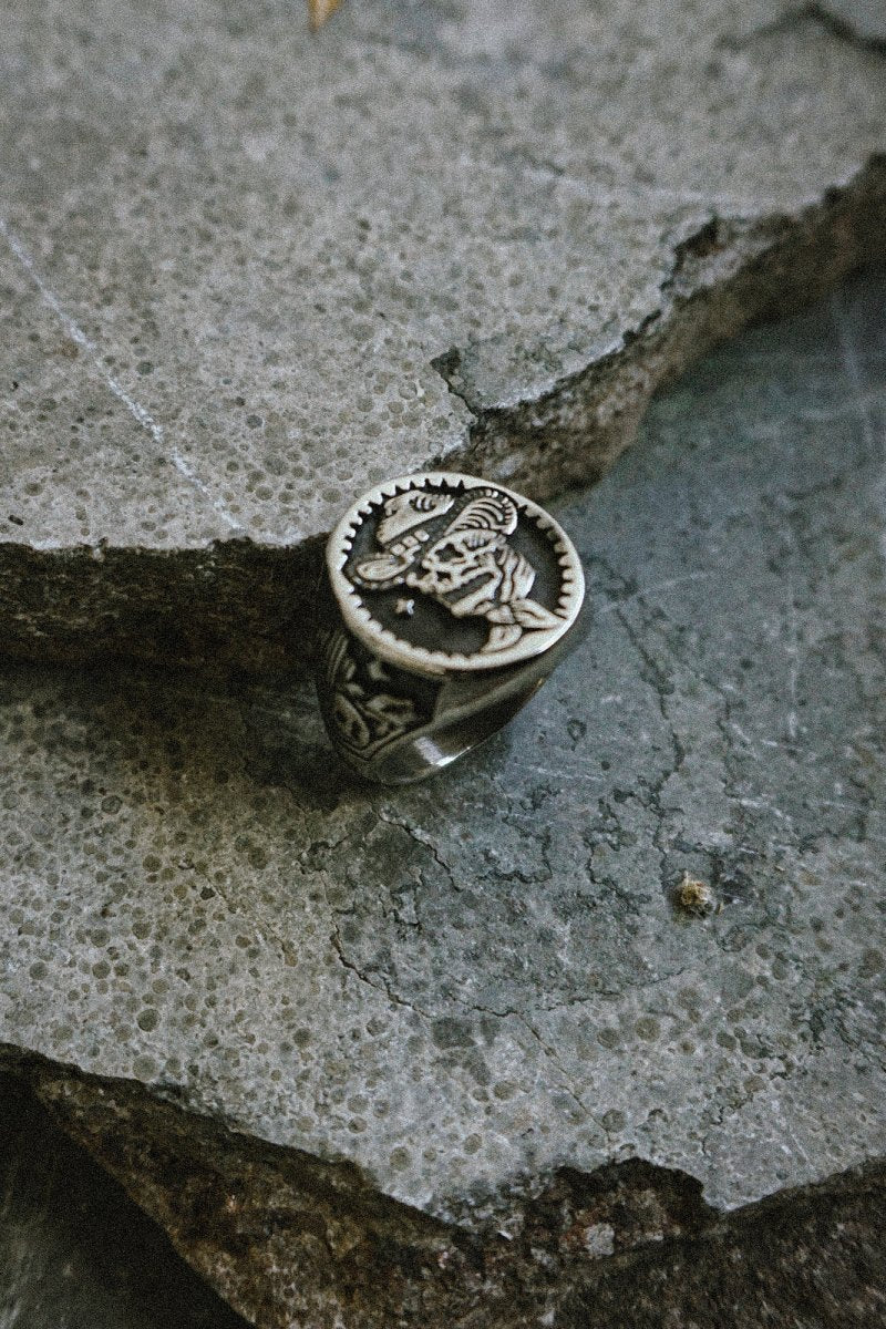 Skeleton Cowboy Ring - Jewellery - House of Bones Jewelry