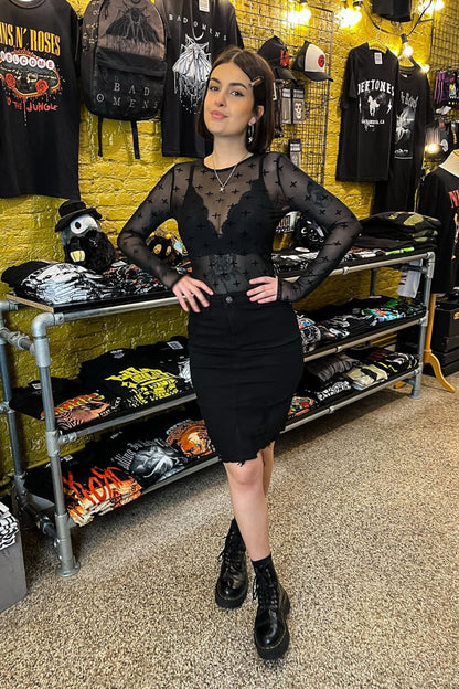 Sleeveless Black Denim Jacket - Jackets - House of Bones