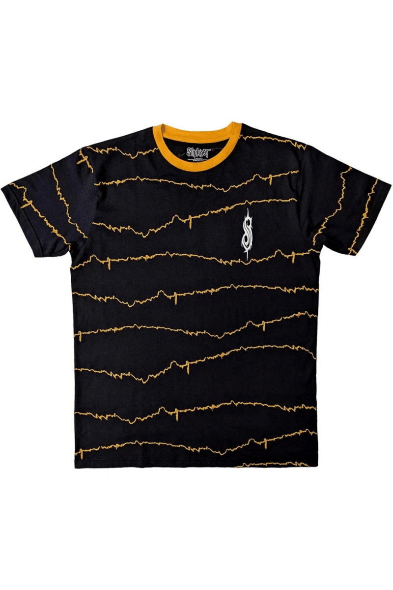 Slipknot Tribal & Barcode Ringer Shirt - Bandshirts - House of Bones