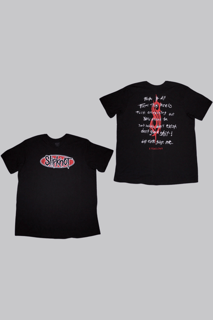 Slipknot Unisex T-Shirt: F It All (Black) (Back Print) - House of Bones