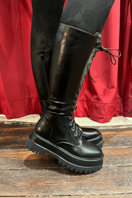 Tall Platform Boots - Shoes - HOB