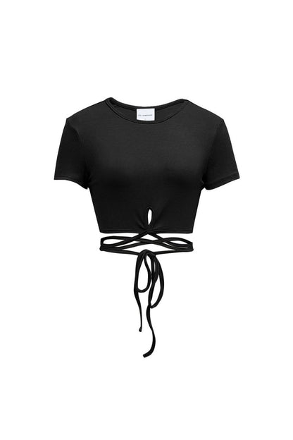Tie Around Crop Top - Tops - HOB