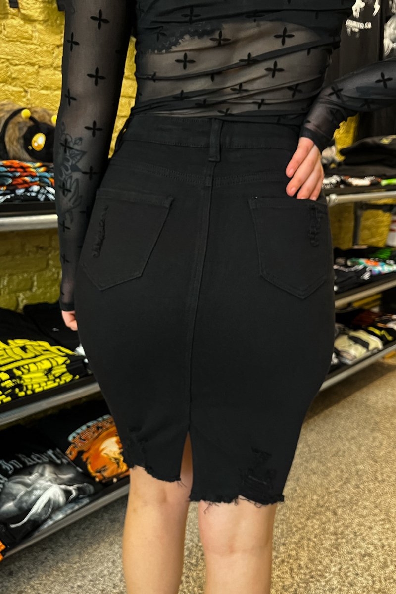 Torn Temptress Skirt - Skirts - House of Bones