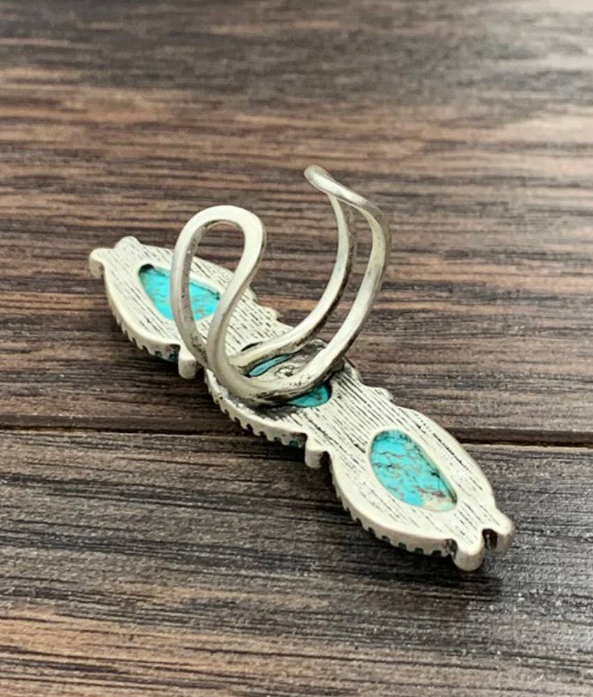 Triple Turquoise Ring - Jewellery - ISAC Trading Inc