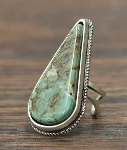 Turquoise Tear Ring - Jewellery - ISAC Trading Inc
