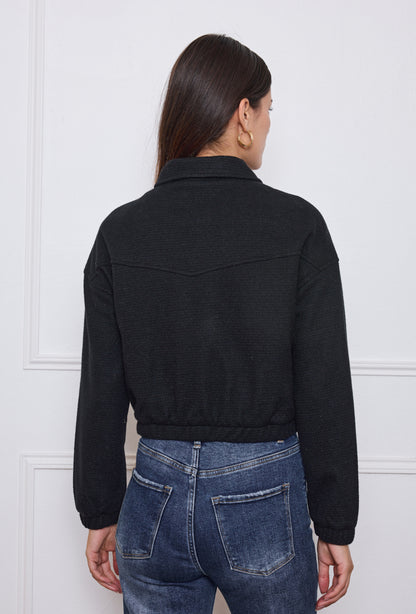 Black Bomber Jacket