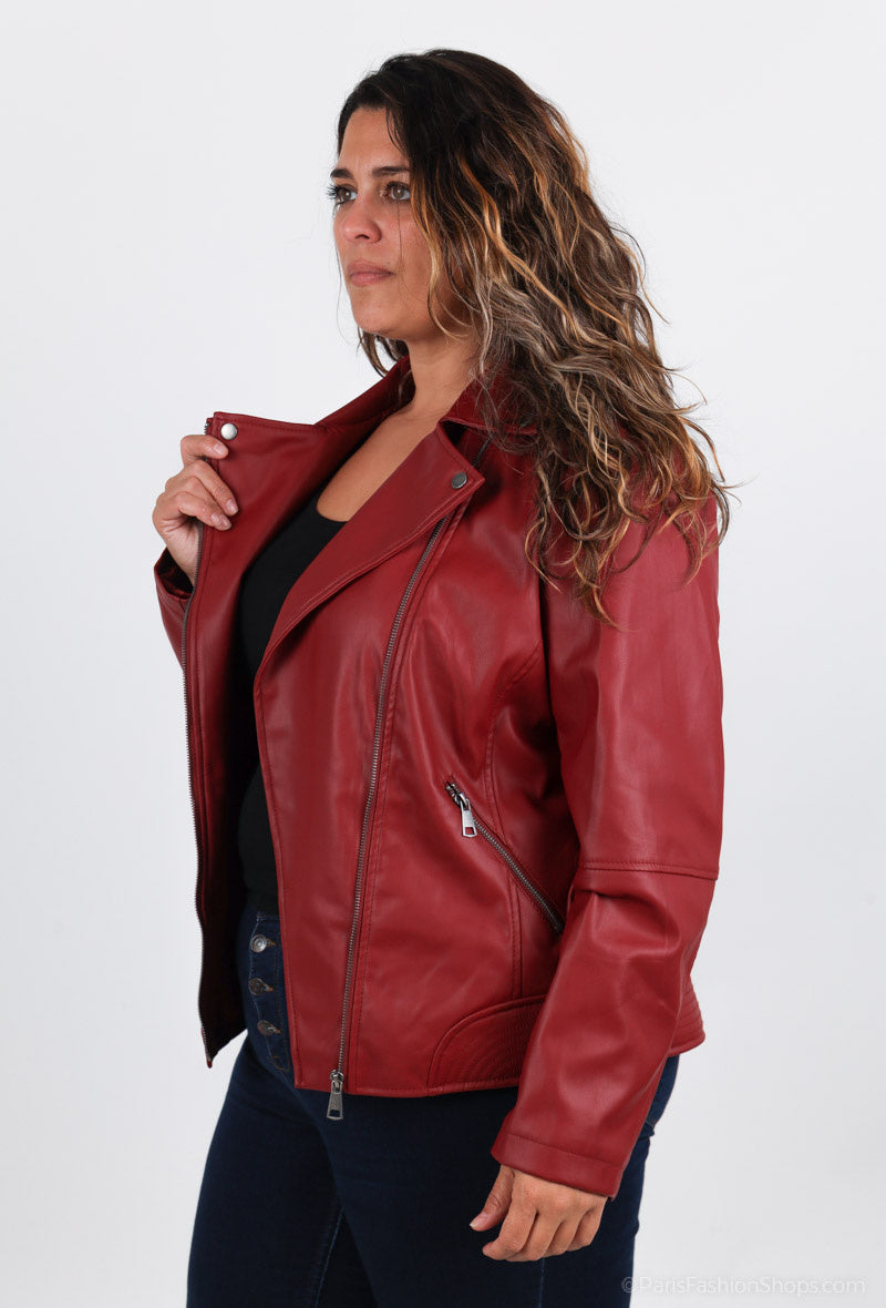 Red Perfecto Jacket