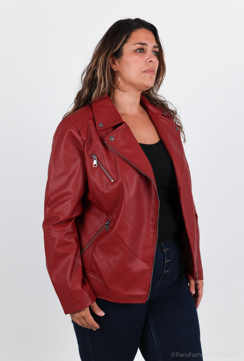 Red Perfecto Jacket