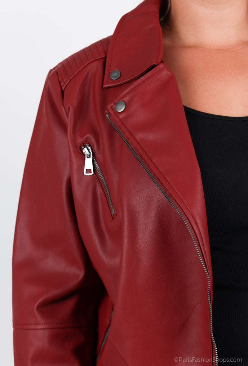 Red Perfecto Jacket