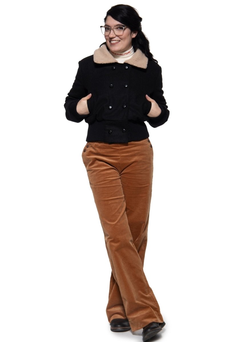 Vintage Jacket with Teddy Collar - Jackets - Queen Kerosin