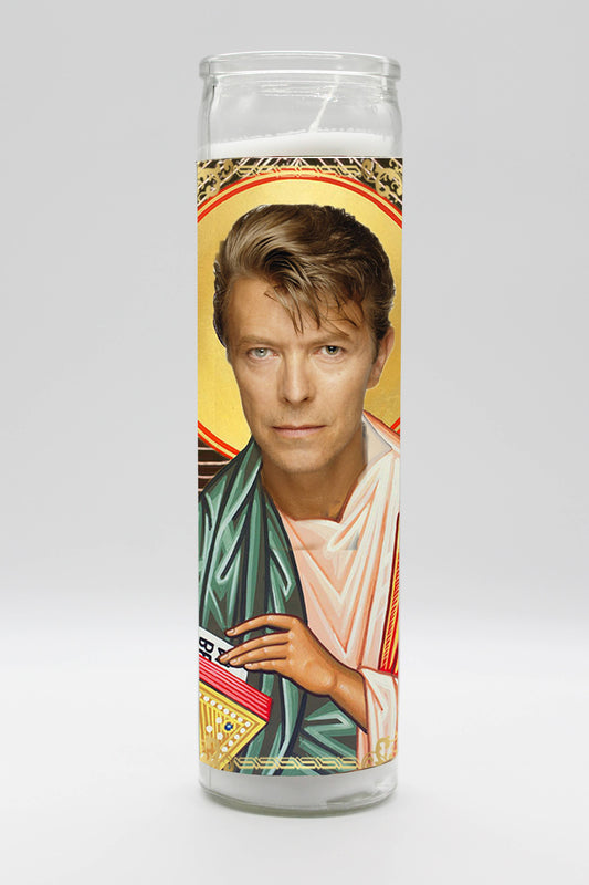 Saint Bowie Prayer Candle