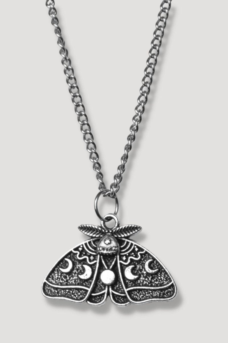 Death moth Necklace - Necklace - House of Bones Jewelry