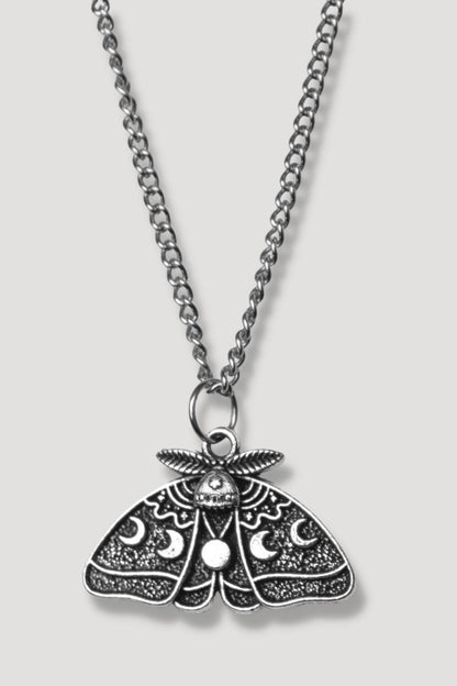 Death moth Necklace - Necklace - House of Bones Jewelry